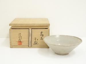堀野証嗣造　蕎麦茶碗（共箱）